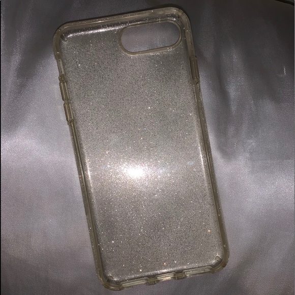 Sparkle Clear iPhone 8 Plus Case - Picture 2 of 4